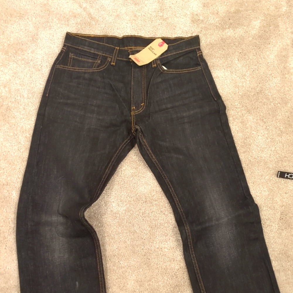 Men's Levi's jeans nwt  w32 l32 dark bluish gray